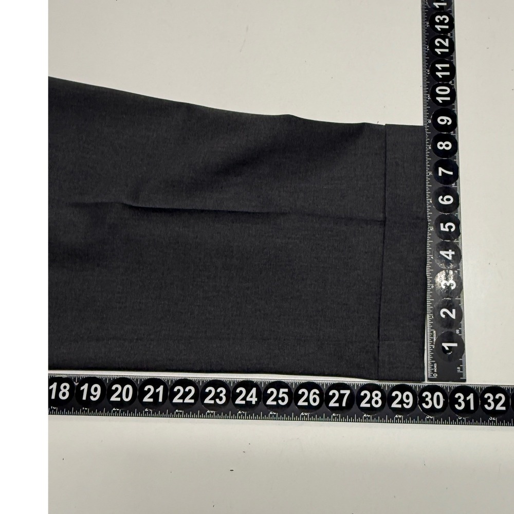 Jos.‎ A. Bank Dress Pants Mens 36x30 Grey Wool Signature Flat Front Cuffed - Picture 4 of 7